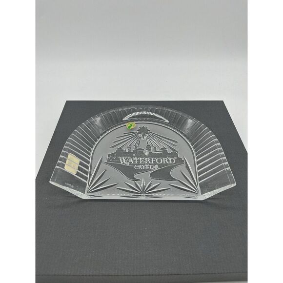 Waterford Crystal Nativity Display Backdrop In Box - Picture 1 of 10